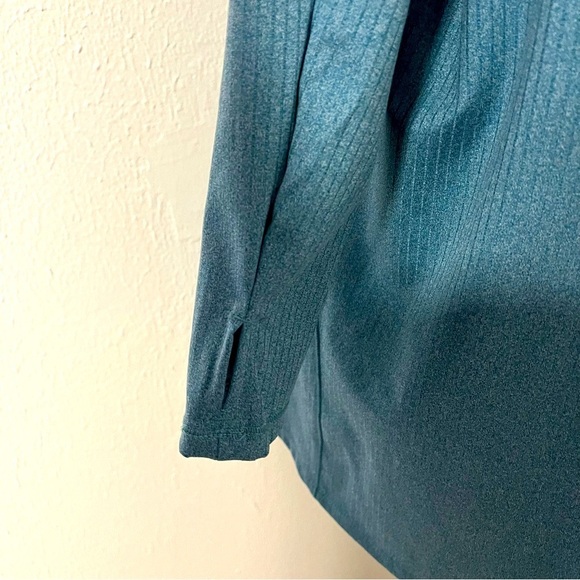 BCG Women Double Knit 1/4 Zip Top NWOT Large Thumbhole Sleeves Moisture Wicking - Picture 3 of 9